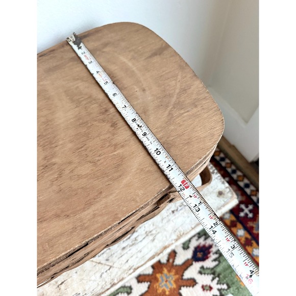 Antique Primitive Split Oak Handled Farmhouse Picnic Basket GARDEN COUNTRY - Picture 13 of 13